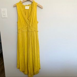 Anthropologie Maeve Midi Vneck Dress ☀️